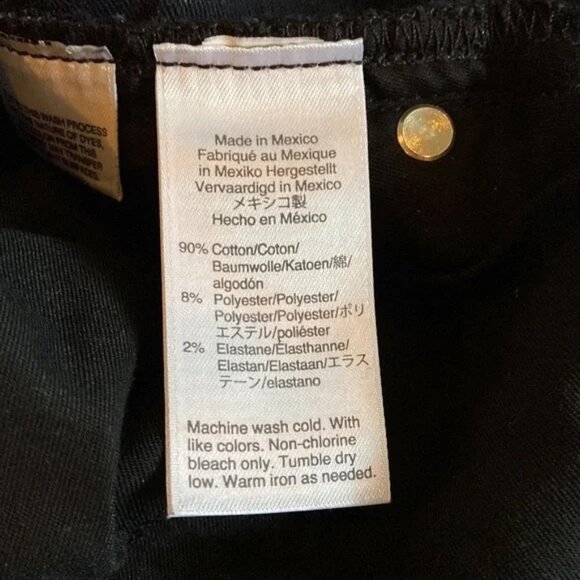 J.Crew Black Curvy Toothpick Jeans – Size 32P - Picture 7 of 8